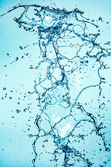 Image showing Water splash background