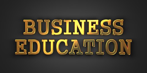 Image showing Business Education. Education Concept.