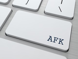 Image showing AFK. Internet Concept.