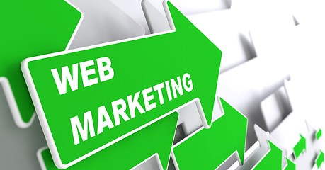 Image showing Web Marketing. Internet Concept.