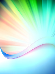 Image showing Colorful abstract background template. EPS 10