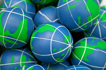 Image showing Rubber globes
