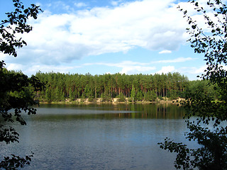 Image showing Picturesque lake