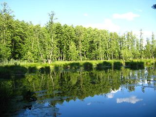 Image showing Picturesque lake