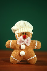 Image showing Stuffed Homemade Gingerbread Christmas Man