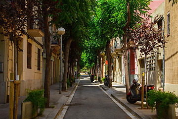 Image showing Spanish street Barcelona