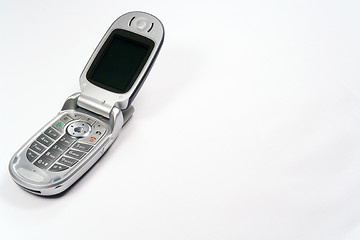 Image showing Motorolla V551 cell phone with text space