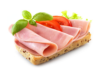 Image showing sandwich with pork ham