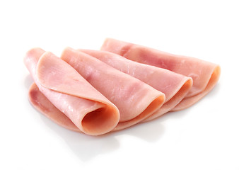 Image showing ham slices