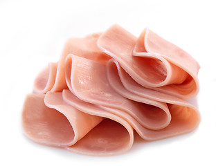 Image showing ham slices