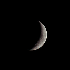 Image showing Crescent moon