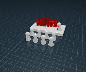 Image showing news speaker