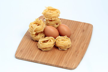 Image showing fettuccine italian pasta