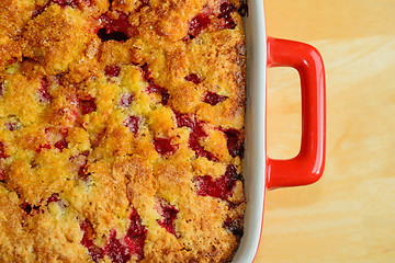 Image showing Red currant cake