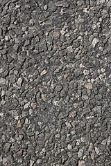 Image showing Asphalt road surface close up 