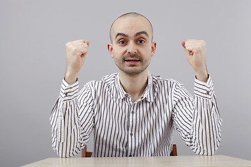 Image showing Man at desk