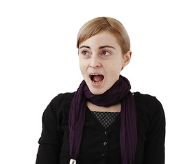 Image showing Woman surprised