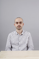 Image showing Man at desk