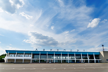 Image showing building of airport in Mykolaiv, Ukraine