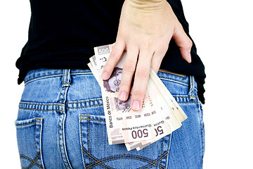 Image showing Money in my pocket!