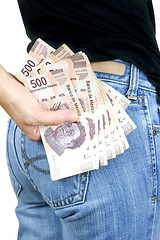 Image showing Money in my pocket!