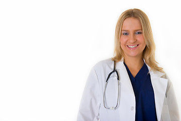 Image showing Happy lady doctor