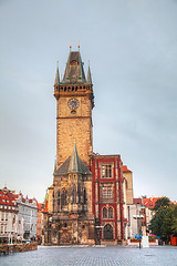 Image showing Old City Hall in Prague in the morning