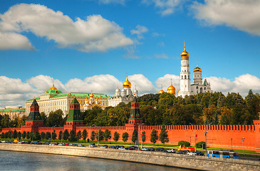 Image showing Overview of Kremlin in Moscow