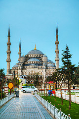 Image showing Sultan Ahmed Mosque (Blue Mosque) in Istanbul