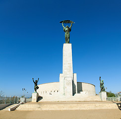 Image showing Statue of Liberty at the Citadel in Budapest