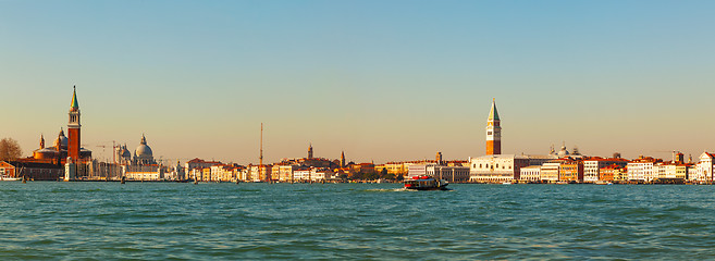 Image showing Panoramic overview of Venice