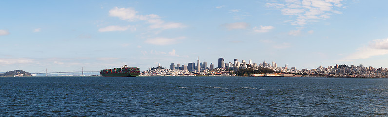 Image showing Downtown of San Francisco as seen from the bay