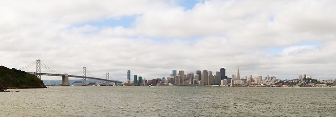 Image showing Panoramic view to the downtown of San Francisco