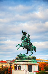 Image showing Monument dedicated to Archduke Charles of Austria