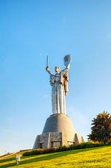 Image showing Mother Land monument in Kiev, Ukraine