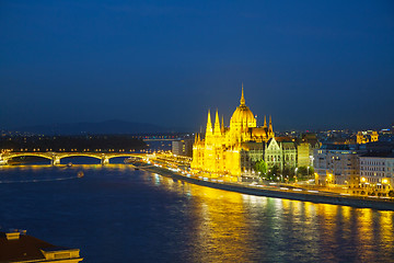 Image showing Hungarian Parliament building in Budapest