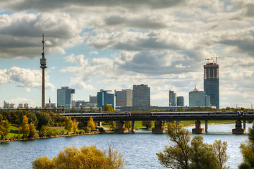 Image showing Cityscape of  Vienna downtown
