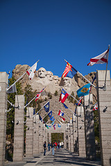 Image showing Mount Rushmore monument in South Dakota