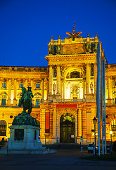 Image showing Hofburg Palace in Vienna, Austria