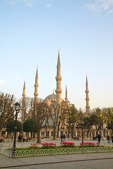 Image showing Sultan Ahmed Mosque (Blue Mosque) in Istanbul