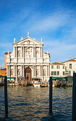 Image showing Church of the Scalzi in Venice, Italy