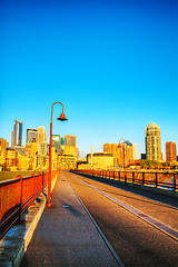 Image showing Downtown Minneapolis, Minnesota in the morning