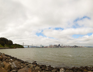 Image showing Downtown of San Francisco as seen from the bay