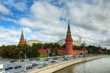 Image showing Overview of downtown Moscow