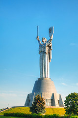 Image showing Mother Land monument in Kiev, Ukraine