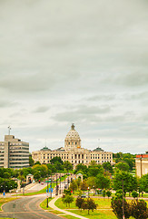 Image showing Minnesota capitol building in St. Paul, MN