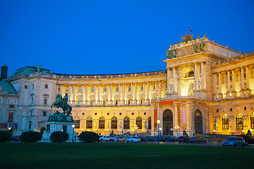 Image showing Hofburg Palace in Vienna, Austria