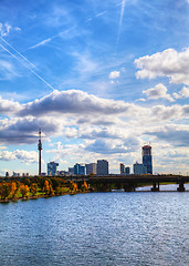 Image showing Cityscape of  Vienna downtown