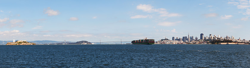 Image showing Downtown of San Francisco as seen from the bay