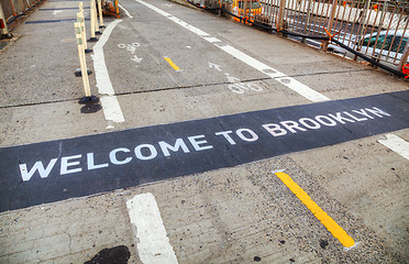 Image showing Welcome to Brooklyn sign
